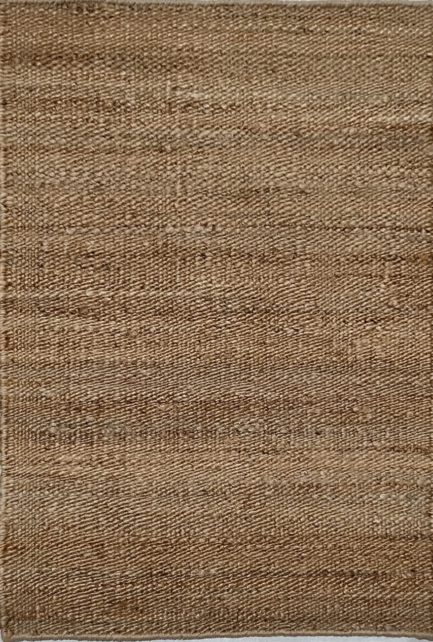 Layered Jute and Wool Rug Design